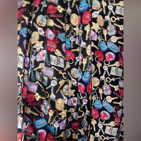 Rare Extremely Vintage Limited edition 1992 Nicole Miller Pure Silk Robe Large - Picture 4 of 6